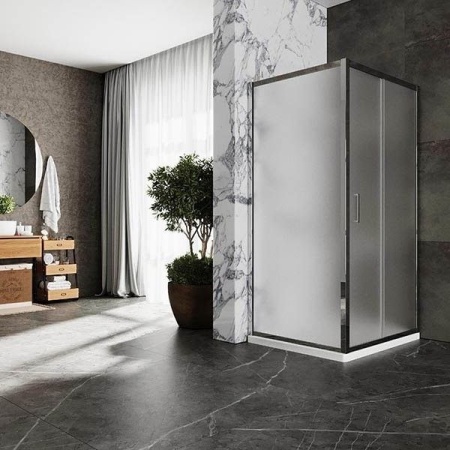 Душевой уголок RoxenBath Caspia 55060-100C (100*80*195)