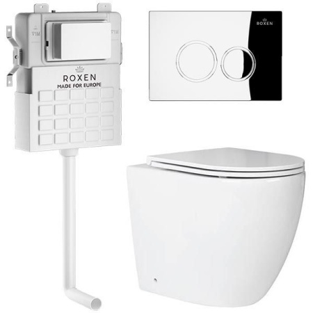 Комплект 5 в 1 RoxenBath Attach 966891 (состоит из: 710215, Santi 410260CH; 650185-01)