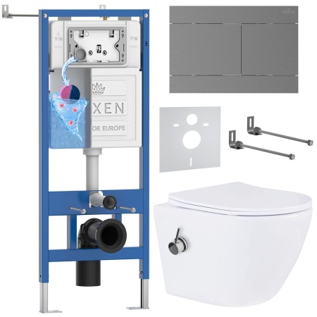 Комплект 6 в 1 RoxenBath StounFix Dual Fresh 868622 (состоит из: 710200, Velar 420300GM, 530185-01XT)