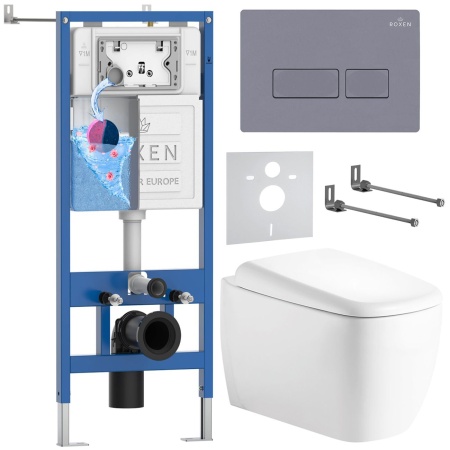 Комплект 6 в 1 RoxenBath StounFix Dual Fresh 968505 (состоит из: 710200, Caspia 410280DG, 530220-02)
