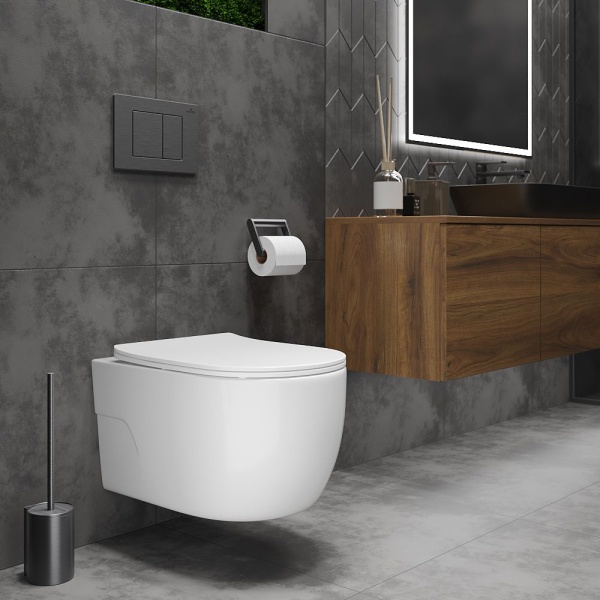 Подвесной унитаз RoxenBath Porto 530155-01 Rimless Soft Close