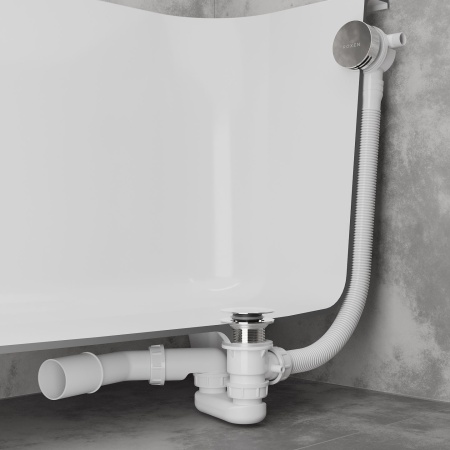 Сифон для ванны RoxenBath R70S-CH с наполнением