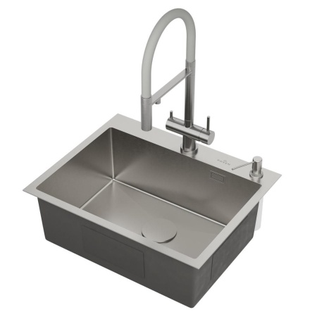 Кухонная мойка RoxenBath Simple 60 с коландером и дозатором