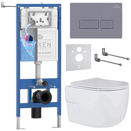 Комплект 6 в 1 RoxenBath StounFix Dual Fresh 966779 (состоит из: 710200, Caspia 410280DG, 530155-01)