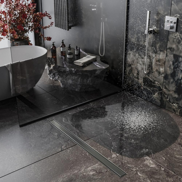 Душевой лоток RoxenBath Supra GunMetal 91050-70GM (70 см)