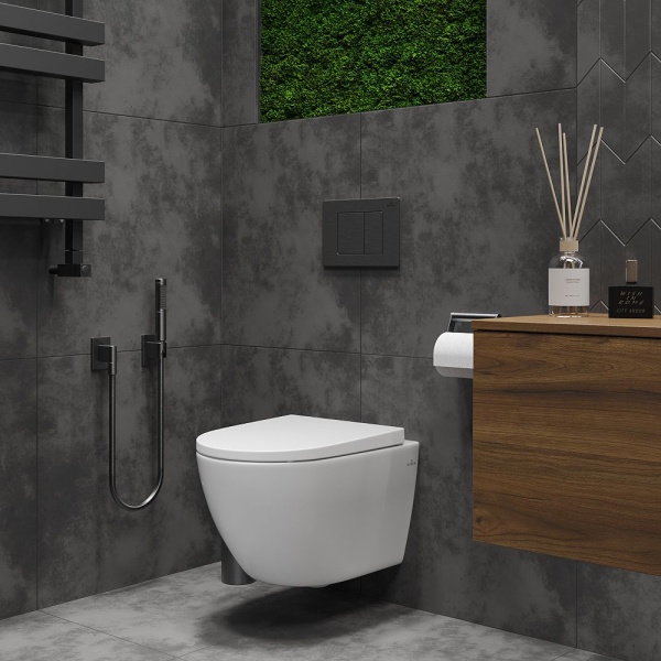 Подвесной унитаз RoxenBath Antares Tornado 530185-02 Rimless Soft Close