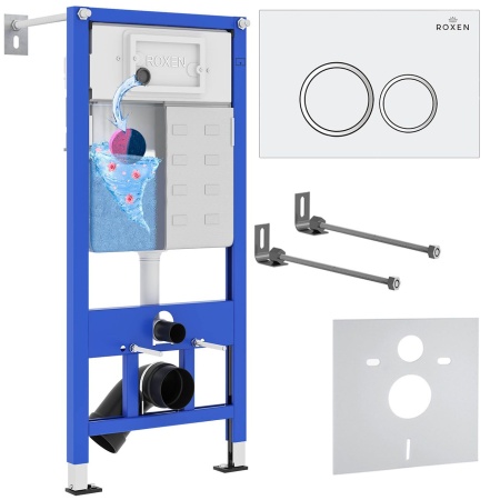 Комплект 4 в1 RoxenBath StounFix Dual Fresh 805364 (состоит из: 710200, Santi 410260W)