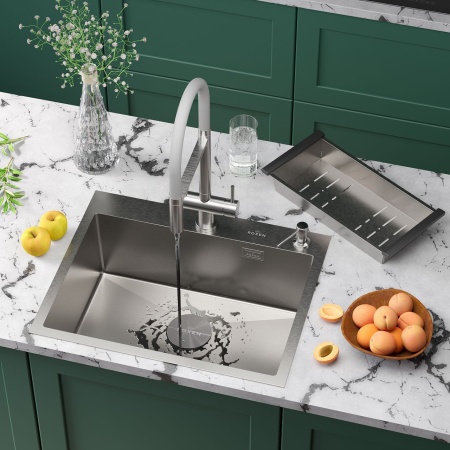Кухонная мойка RoxenBath Simple 60 сатин (текстурное покрытие)