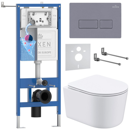 Комплект 6 в 1 RoxenBath StounFix Dual Fresh 966808 (состоит из: 710200, Caspia 410280DG, 530120-01)