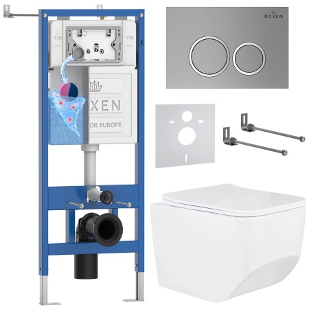 Комплект 6 в 1 RoxenBath StounFix Dual Fresh 532055 (состоит из: 710200, Santi 410260M, 530145-01)