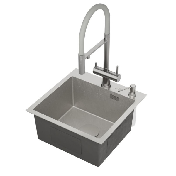 Кухонная мойка RoxenBath Snake 45 (текстурное покрытие)