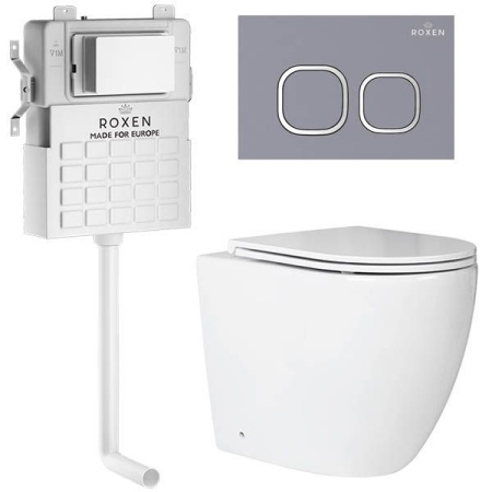 Комплект 5 в 1 RoxenBath Attach 966977 (состоит из: 710215, Santi 410280DG; 650185-01)