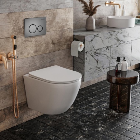 Комплект 4 в 1 RoxenBath StounFix Dual Fresh 868304 (состоит из: 710200, Steel 420260G)