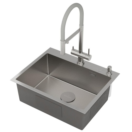 Кухонная мойка RoxenBath Simple 60 (зернистый сатин)