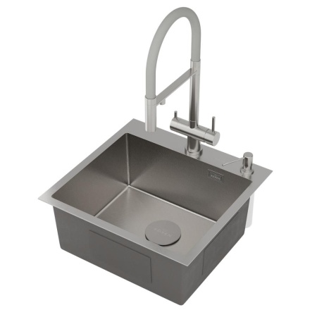 Кухонная мойка RoxenBath Simple 50 зернистый сатин
