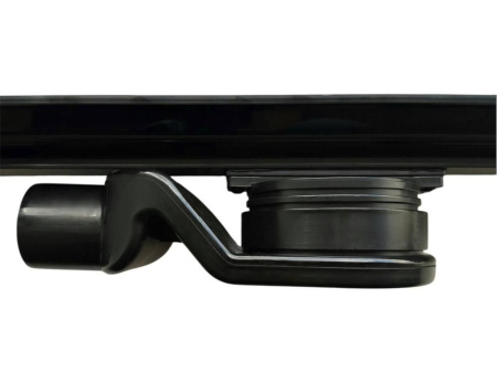 Душевой трап RoxenBath Razor Gun Metal 910100GM подрезной (80см)