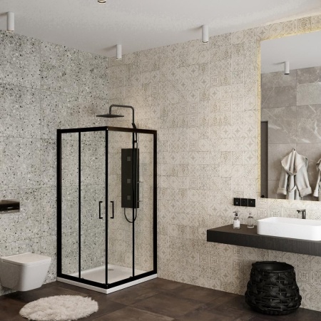 Душевой уголок RoxenBath Caspia 55060-90B (90*90*195)