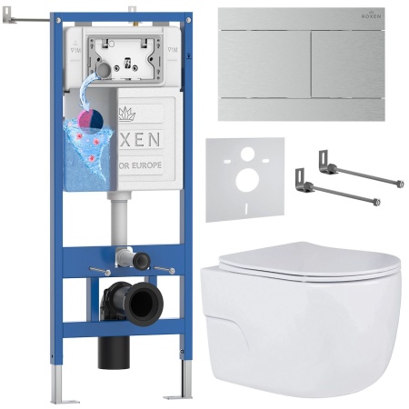 Комплект 6 в 1 RoxenBath StounFix Dual Fresh 868573 (состоит из: 710200, Velar 420300S, 530155-01)