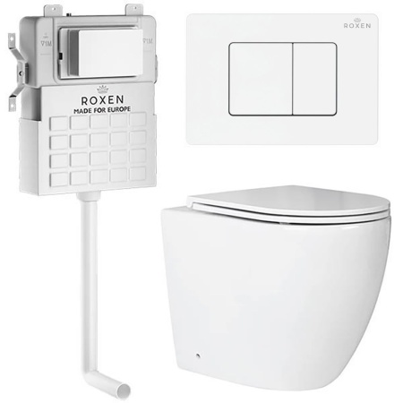 Комплект 5 в 1 RoxenBath Attach 868669 (состоит из: 710215, Steel 420280WM; 650185-01)