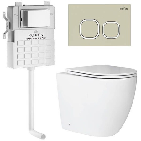 Комплект 5 в 1 RoxenBath Attach 966965 (состоит из: 710215, Santi 410280BG; 650185-01)