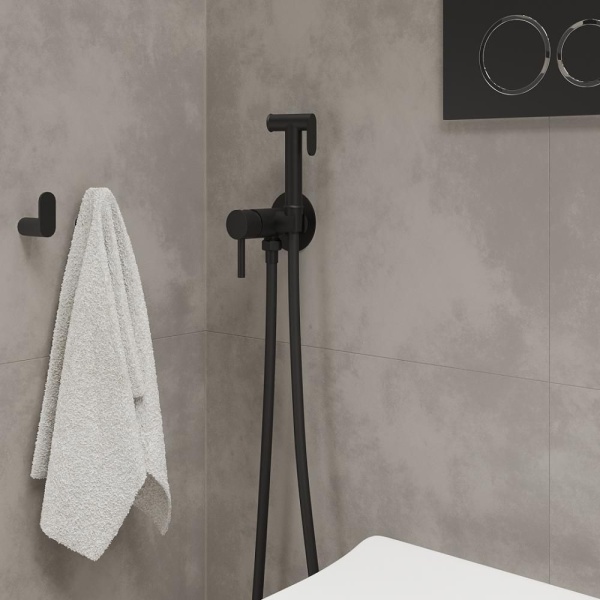 Смеситель встраиваемый RoxenBath Santi 500940-B с гигиеническим душем