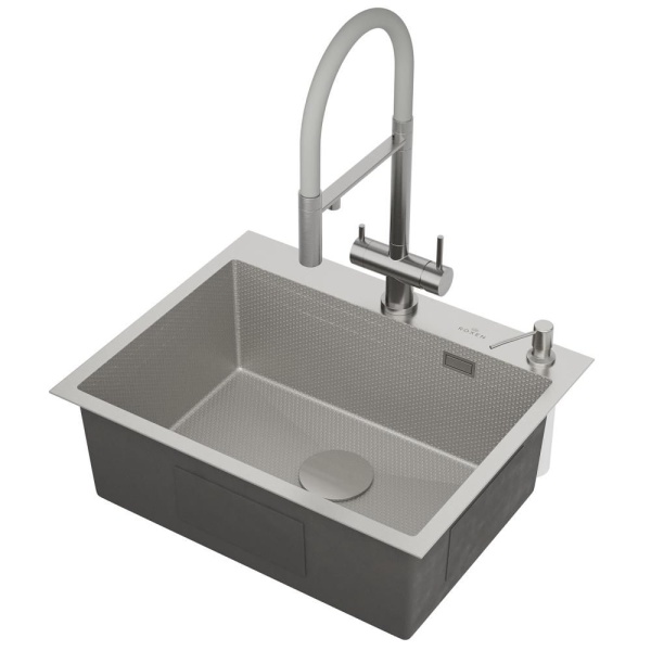 Кухонная мойка RoxenBath Snake 60 (текстурное покрытие)