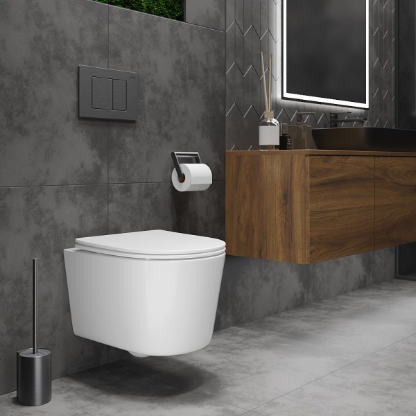 Подвесной унитаз RoxenBath Simple Compact 530120-01 Rimless Soft Close