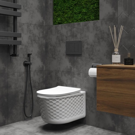 Подвесной унитаз RoxenBath Vine Tornado 530225-01 Rimless Soft Close
