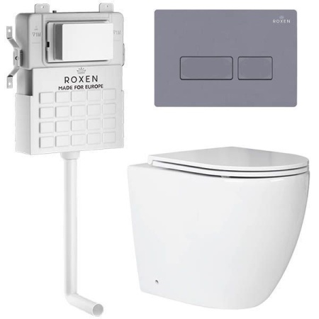 Комплект 5 в 1 RoxenBath Attach 967072 (состоит из: 710215, Caspia 410280DG; 650185-01)