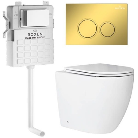 Комплект 5 в 1 RoxenBath Attach 967103 (состоит из: 710215, Santi 410260G; 650185-01)