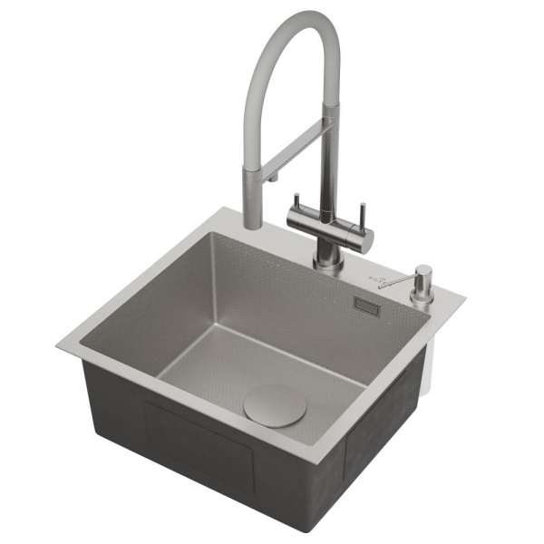 Кухонная мойка RoxenBath Snake 50 (текстурное покрытие)