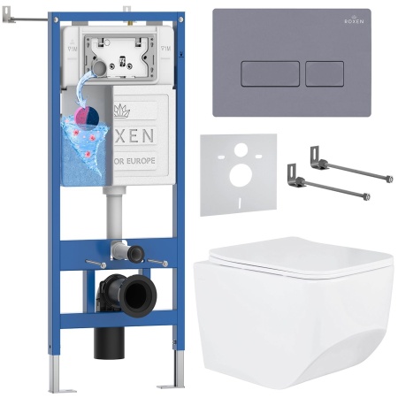 Комплект 6 в 1 RoxenBath StounFix Dual Fresh 966786 (состоит из: 710200, Caspia 410280DG, 530145-01)