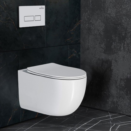 Подвесной унитаз RoxenBath Vortex Tornado 530160-01 Rimless Soft Close
