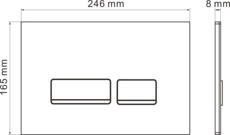 Комплект 6 в 1 RoxenBath StounFix Dual Fresh 968395 (состоит из: 710200, Glass 430280W, 530205-01)