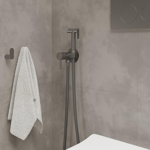 Смеситель встраиваемый RoxenBath Santi 500940-GM с гигиеническим душем