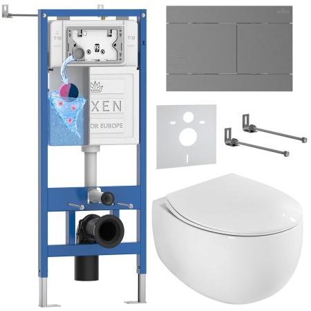 Комплект 6 в 1 RoxenBath StounFix Dual Fresh 868608 (состоит из: 710200, Velar 420300GM, 530170-01)