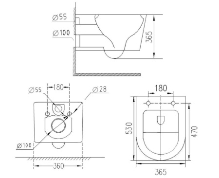 Комплект 6 в 1 RoxenBath StounFix Dual Fresh 966175 (состоит из: 710200, Santi 410260DG, 530160-01)