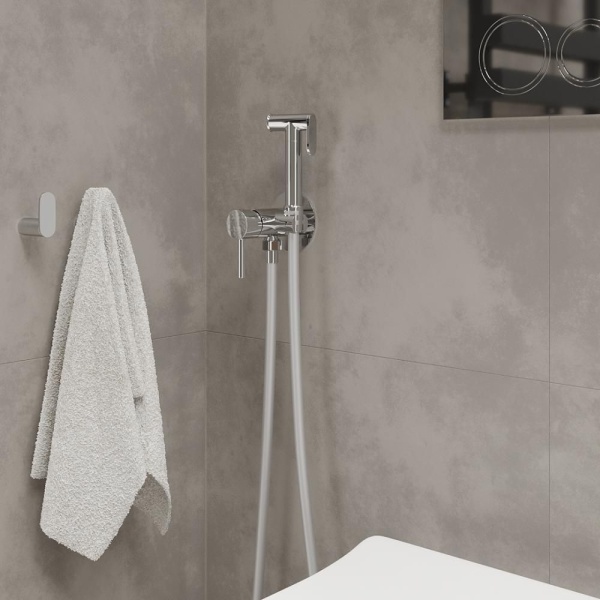 Смеситель встраиваемый RoxenBath Santi 500940-CH с гигиеническим душем