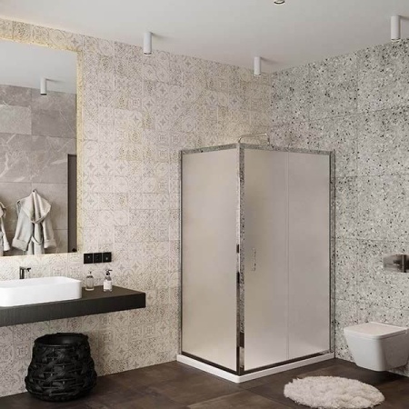 Душевой уголок RoxenBath Caspia 55060-100C (100*80*195)