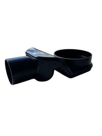 Душевой трап RoxenBath Razor Gun Metal 910100GM подрезной (80см)